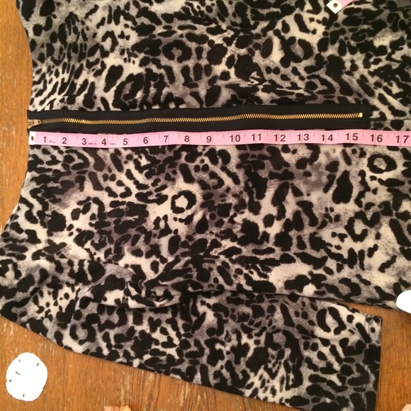 Audrey 3+1 Leopard Animal Print Dress, size Large - Picture 3 of 11